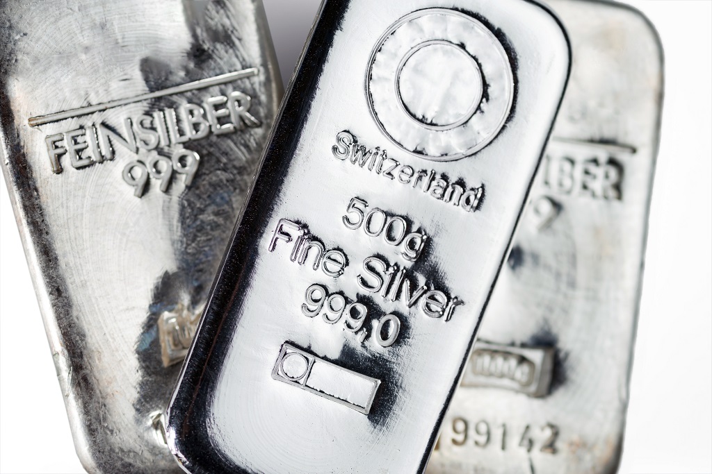 Three silver bars